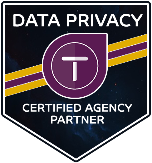 badge shaped with Termageddon agency partner 