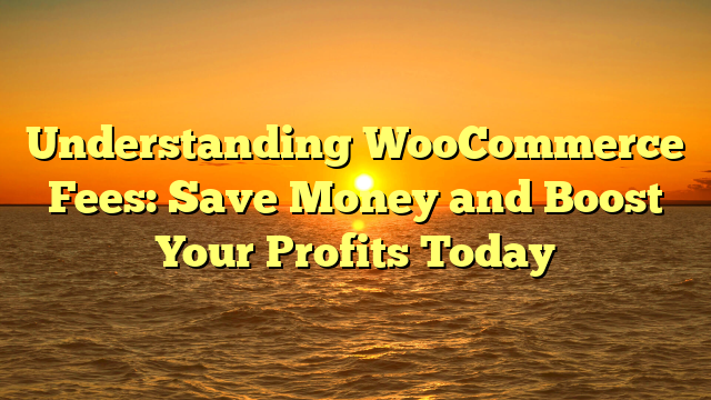 Understanding WooCommerce Fees: Save Money and Boost Your Profits Today